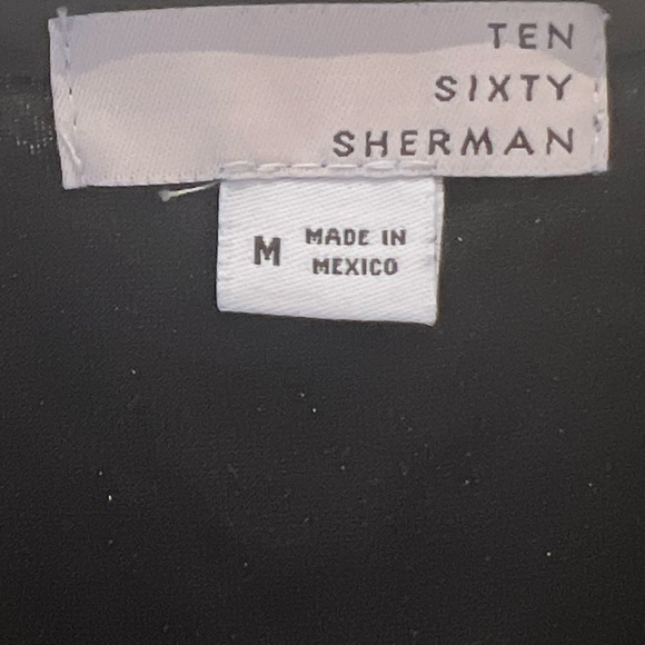 Ten Sixty Sherman Black Velvet Tank Top - Picture 2 of 2